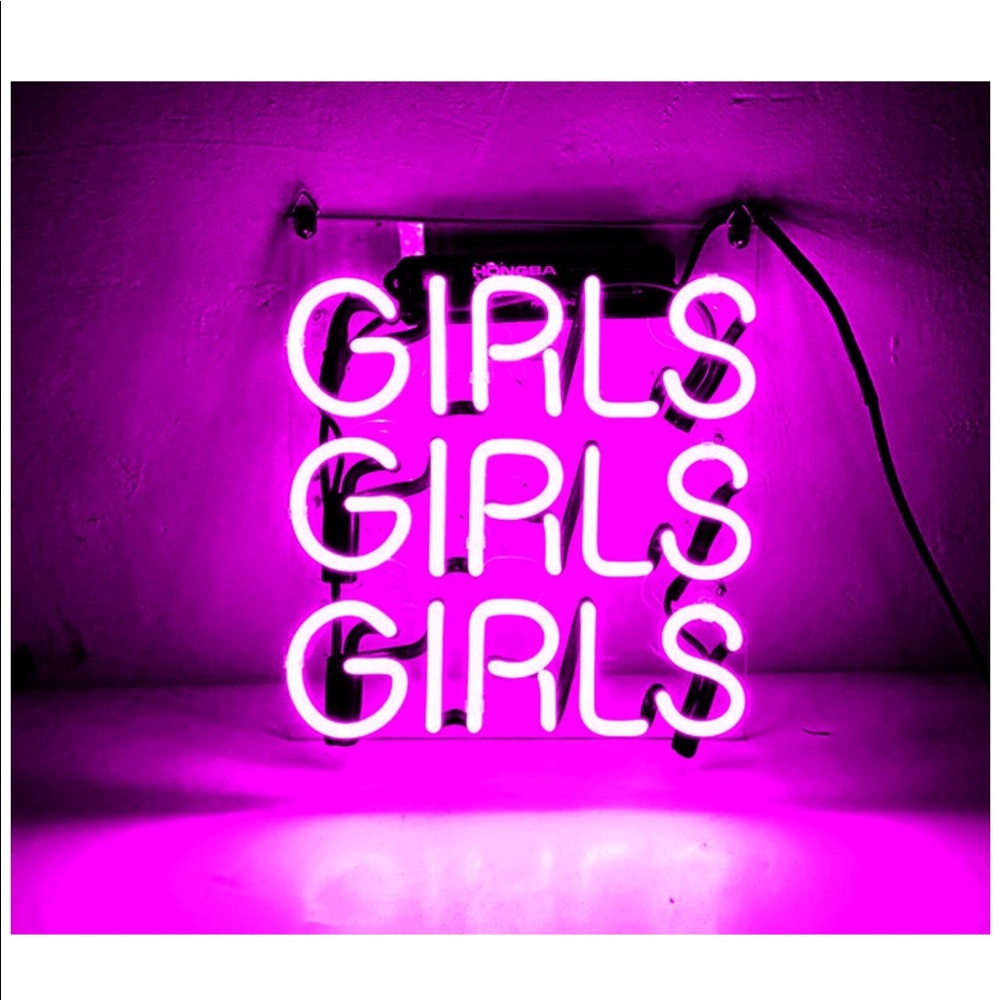 neon light for wall or window -bright pink